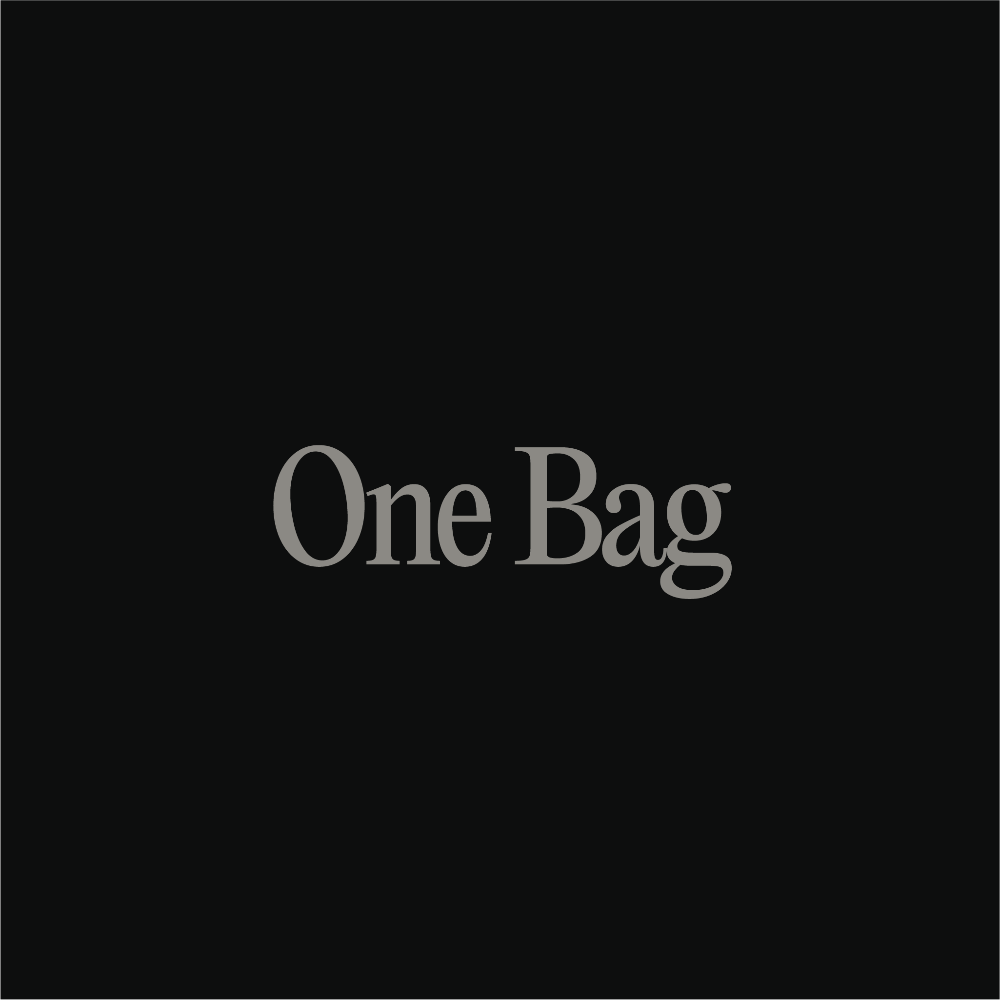 One Bag
