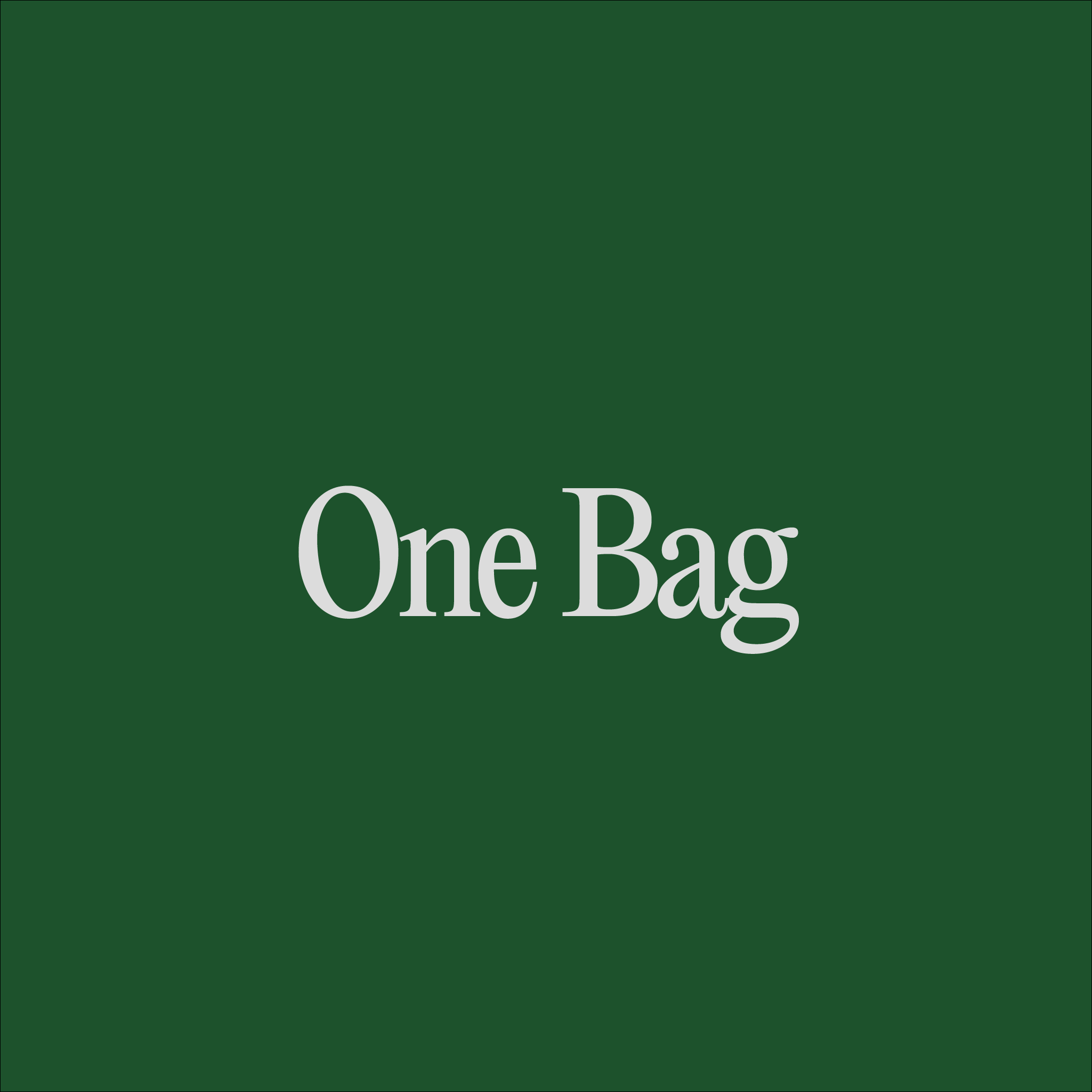 One Bag